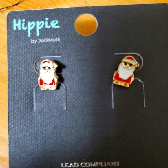 Santa Claus Christmas Earrings - Picture 1 of 1